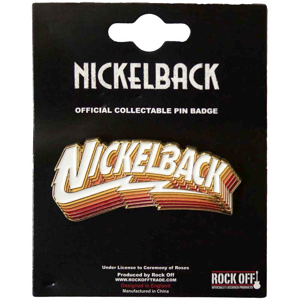 Nickelback - Gradient Shadows Logo Pin - Multicolours